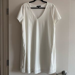 Lulus Freestyle White Shift Dress, size 2X